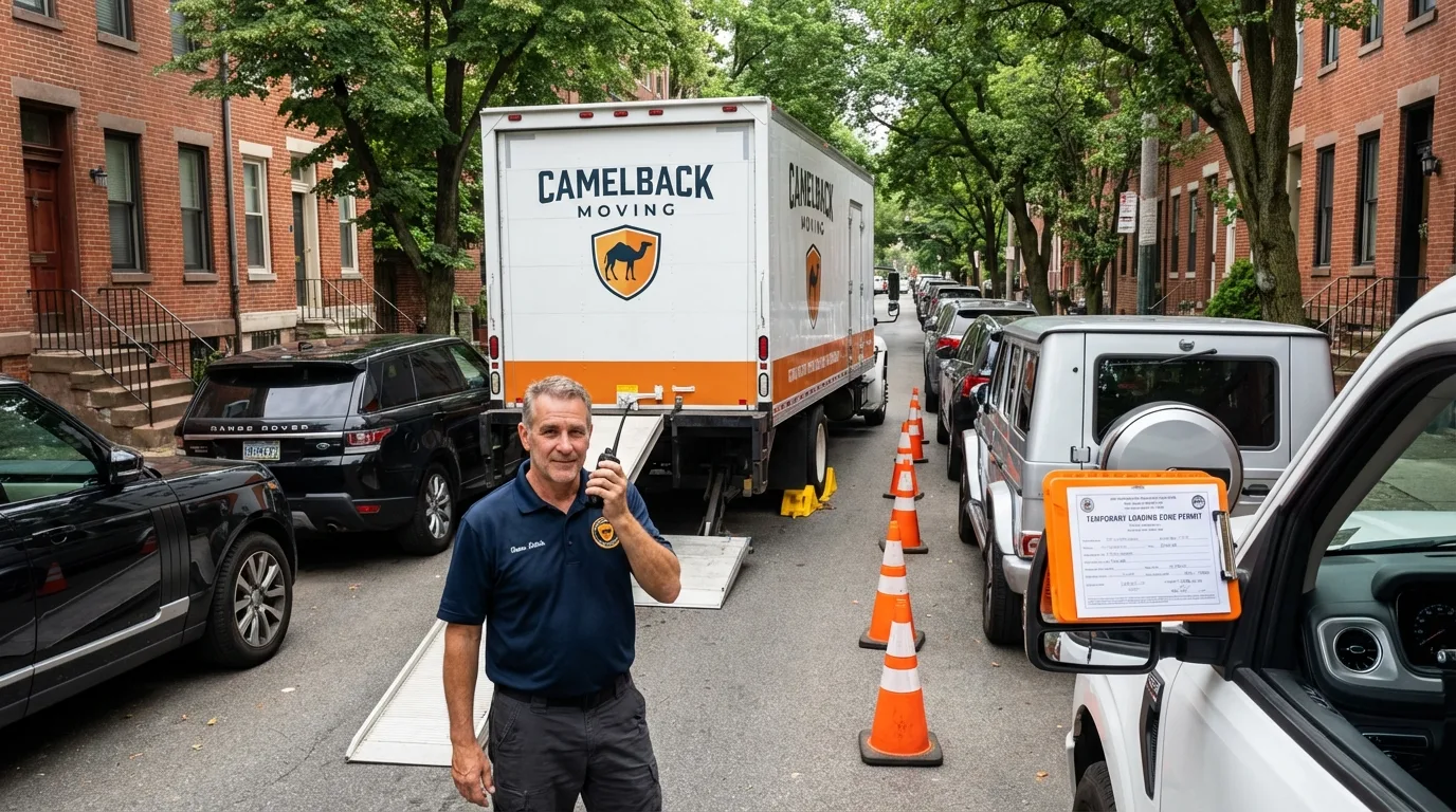 City street loading permit setup in Massena, NY