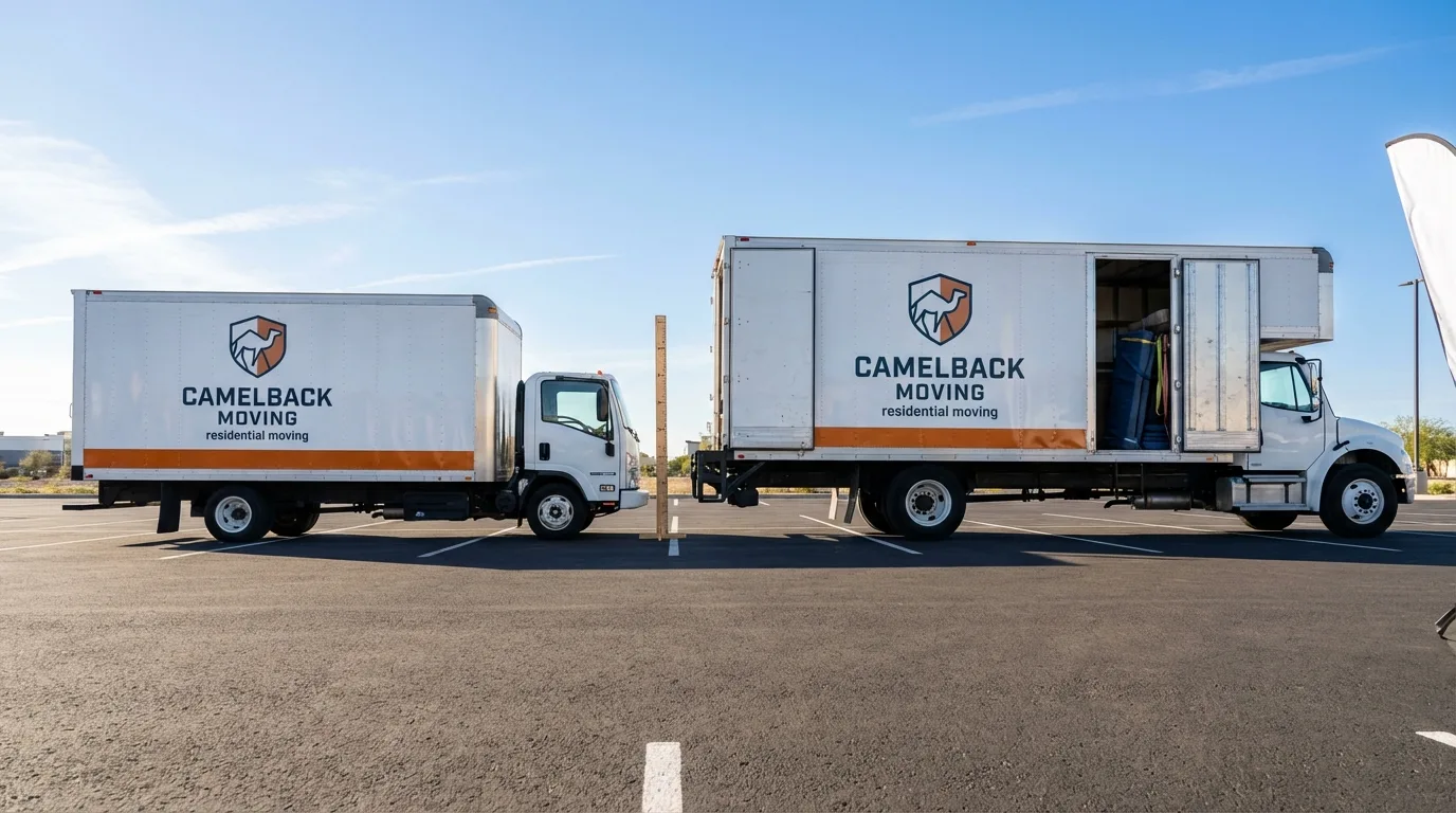 Moving truck size capacity guide in Massena